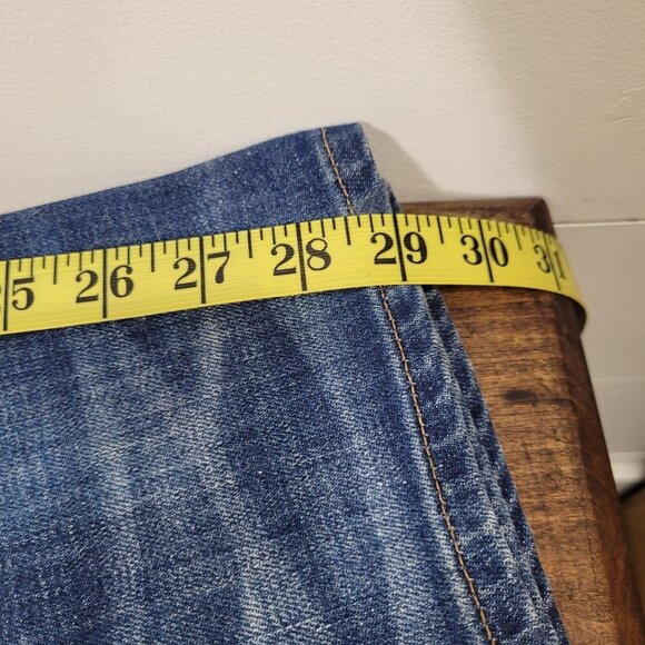EUC Madewell Jeans Women's sz 26 Distressed Slim Boyjean Rip & Repair Edition - Picture 10 of 11